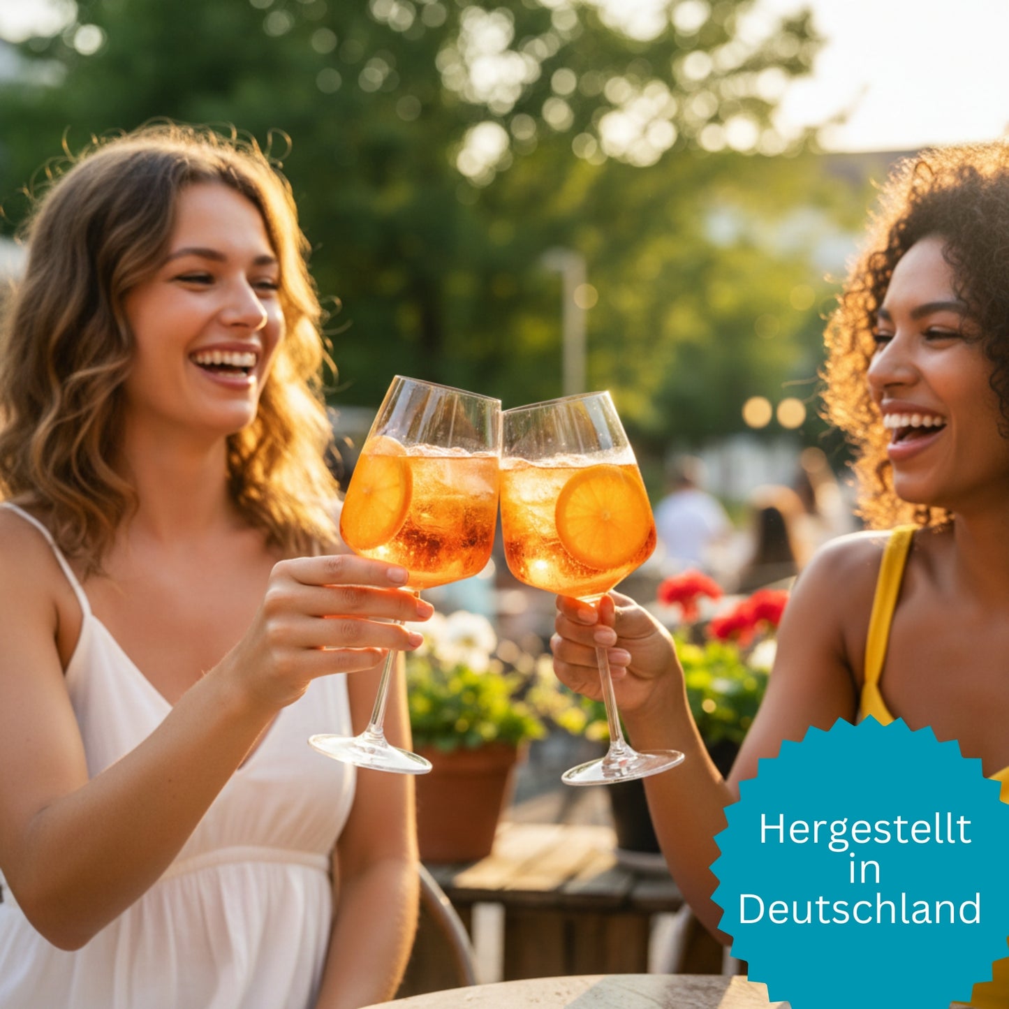 Aperol Queen Glas personalisiert – hergestellt in Deutschland