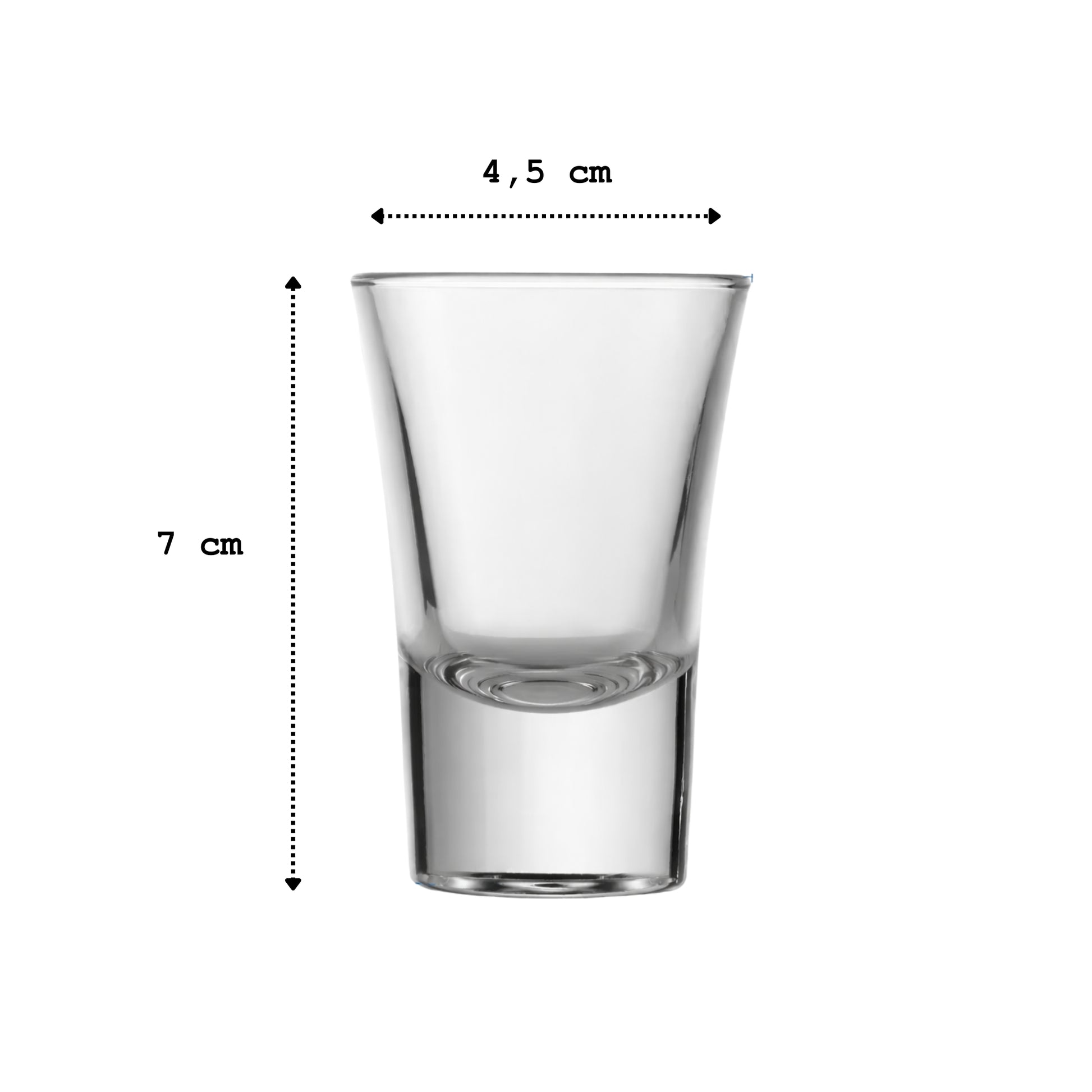 Schnapsglas Hochzeit Maße 7 cm hoch 4,5 cm Durchmesser – personalisiertes Shotglas mit Gravur