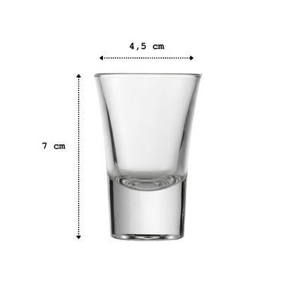 Schnapsglas Hochzeit Maße 7 cm hoch 4,5 cm Durchmesser – personalisiertes Shotglas mit Gravur